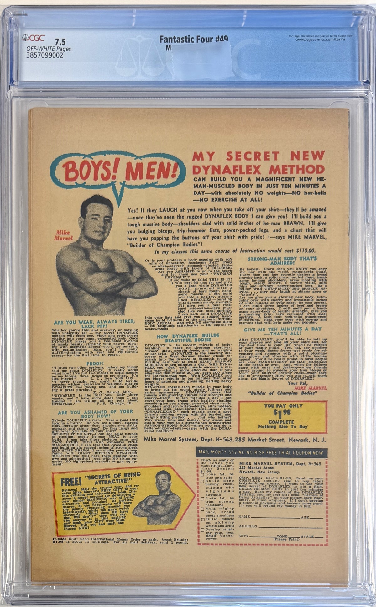 Fantastic Four Vol.1 #49 CGC 7.5