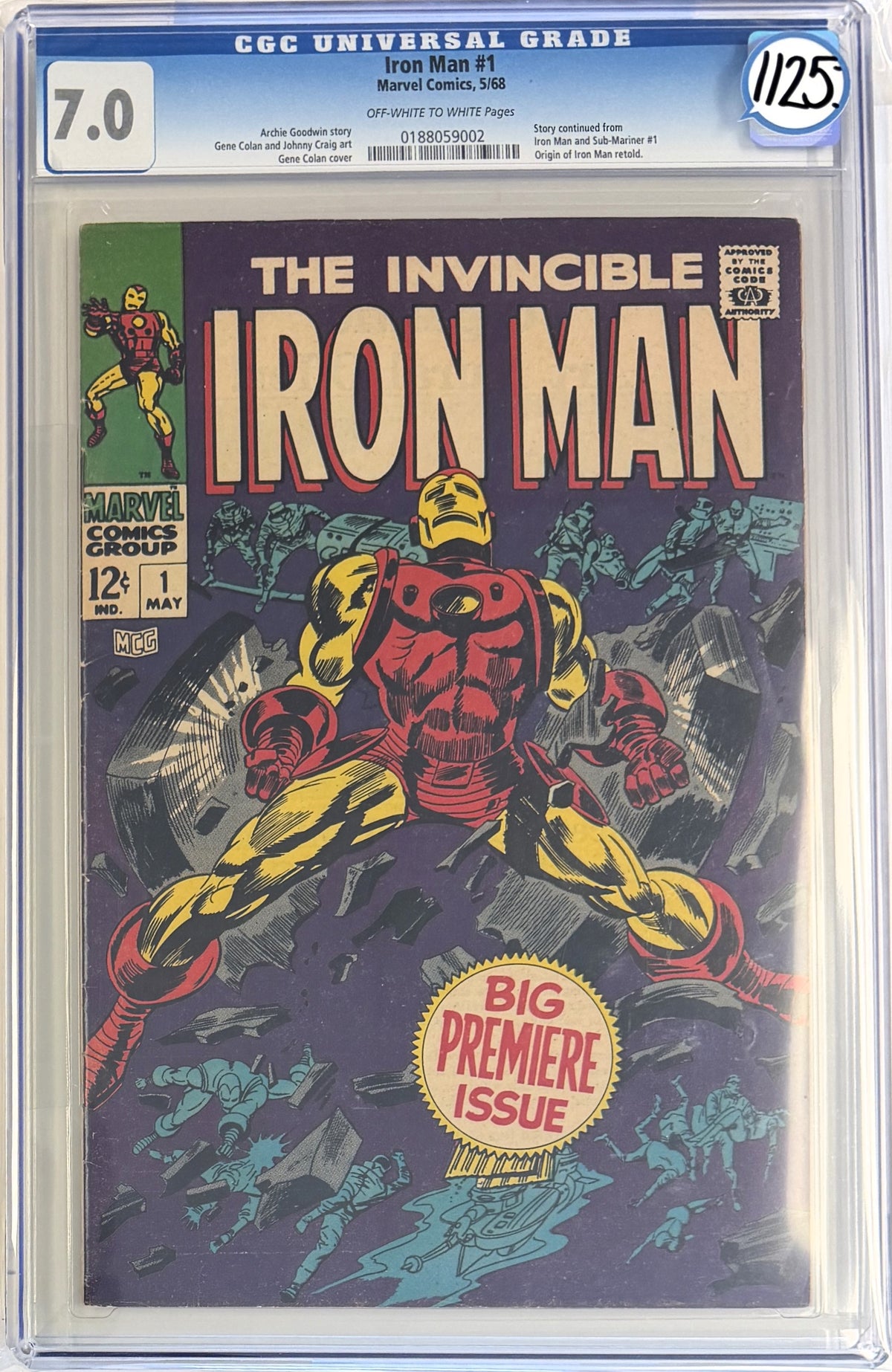 Iron Man Vol.1 #1 CGC 7.0