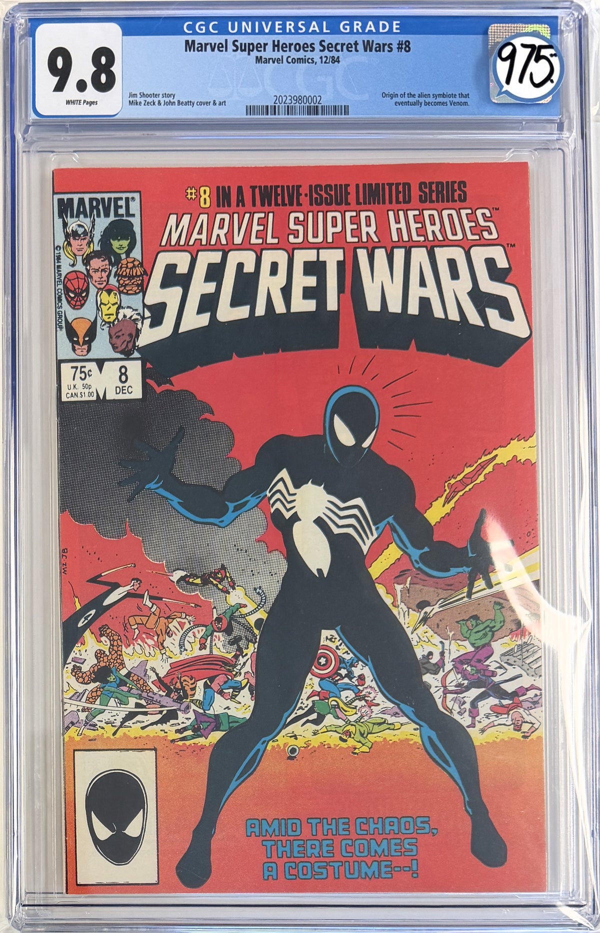 Marvel Super Heroes Secret Wars #8 CGC 9.8