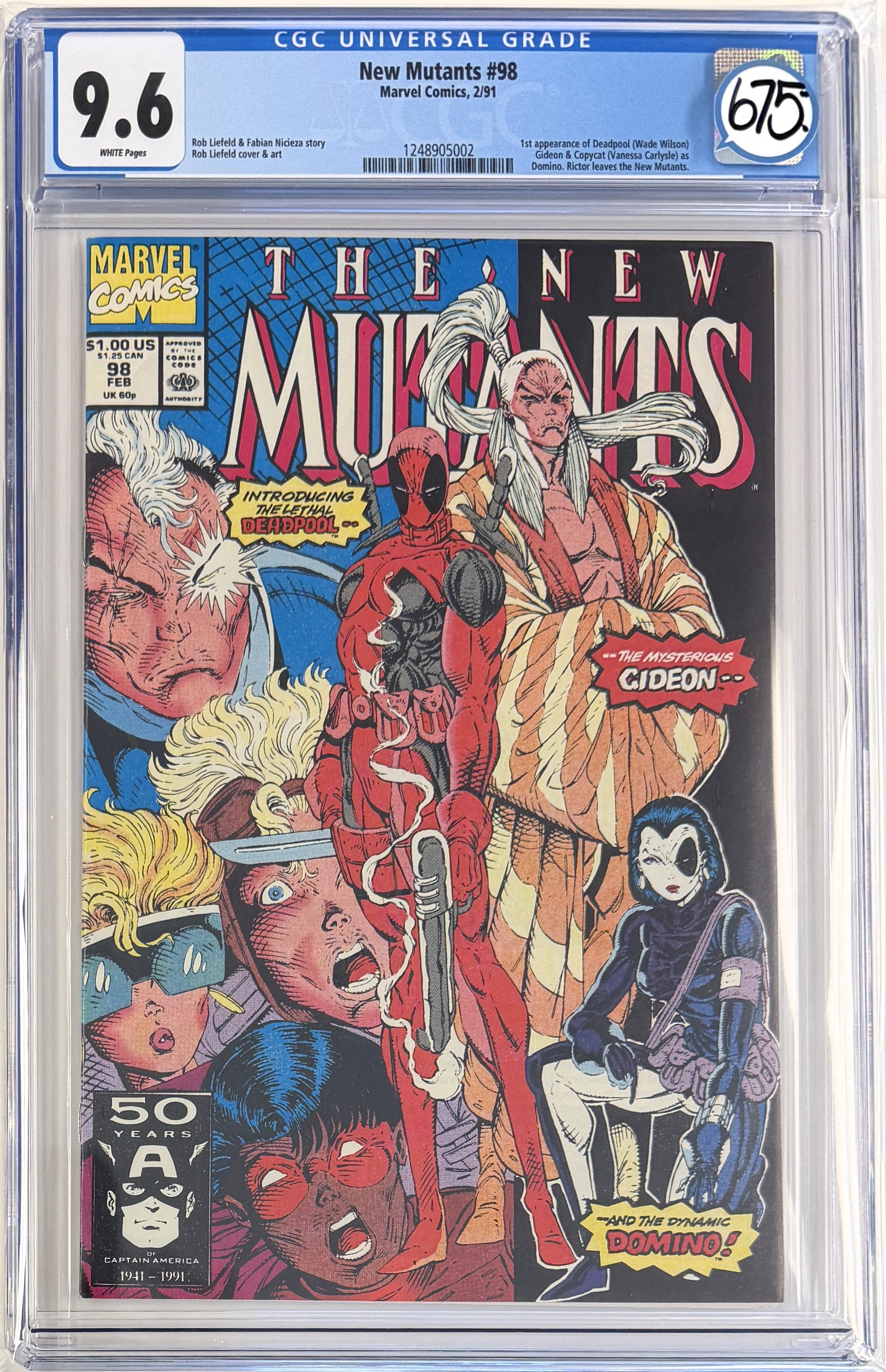 New Mutants Vol.1 #98 CGC 9.6