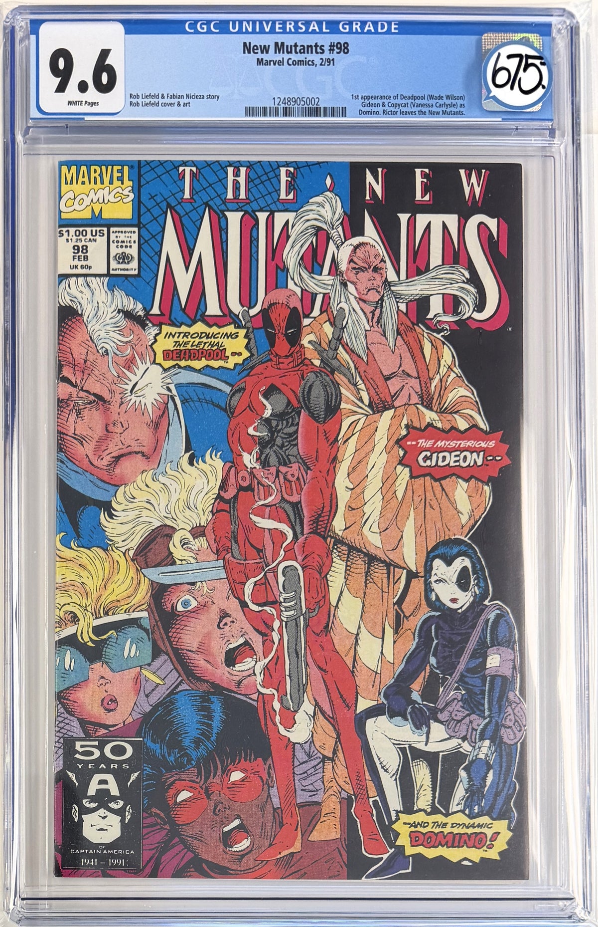 New Mutants Vol.1 #98 CGC 9.6