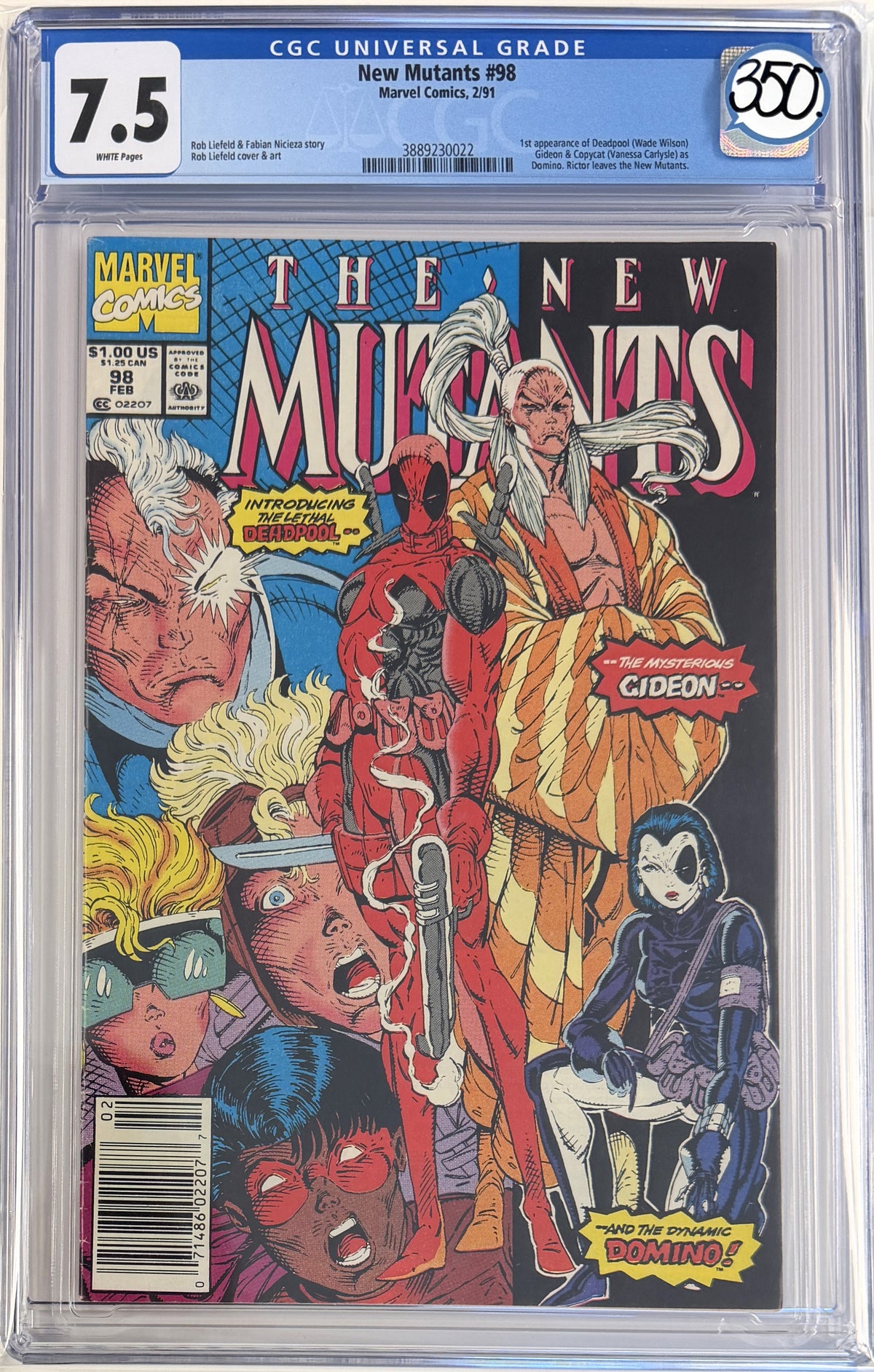 New Mutants Vol.1 #98 CGC 7.5