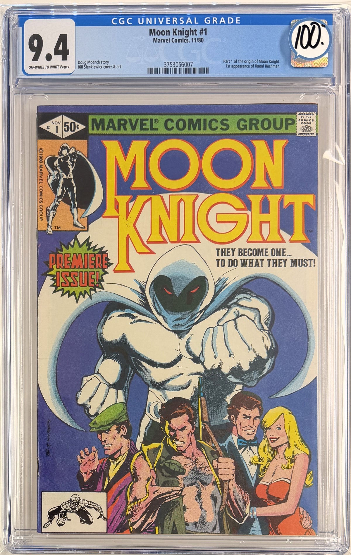 Moon Knight Vol.1 #1 CGC 9.4