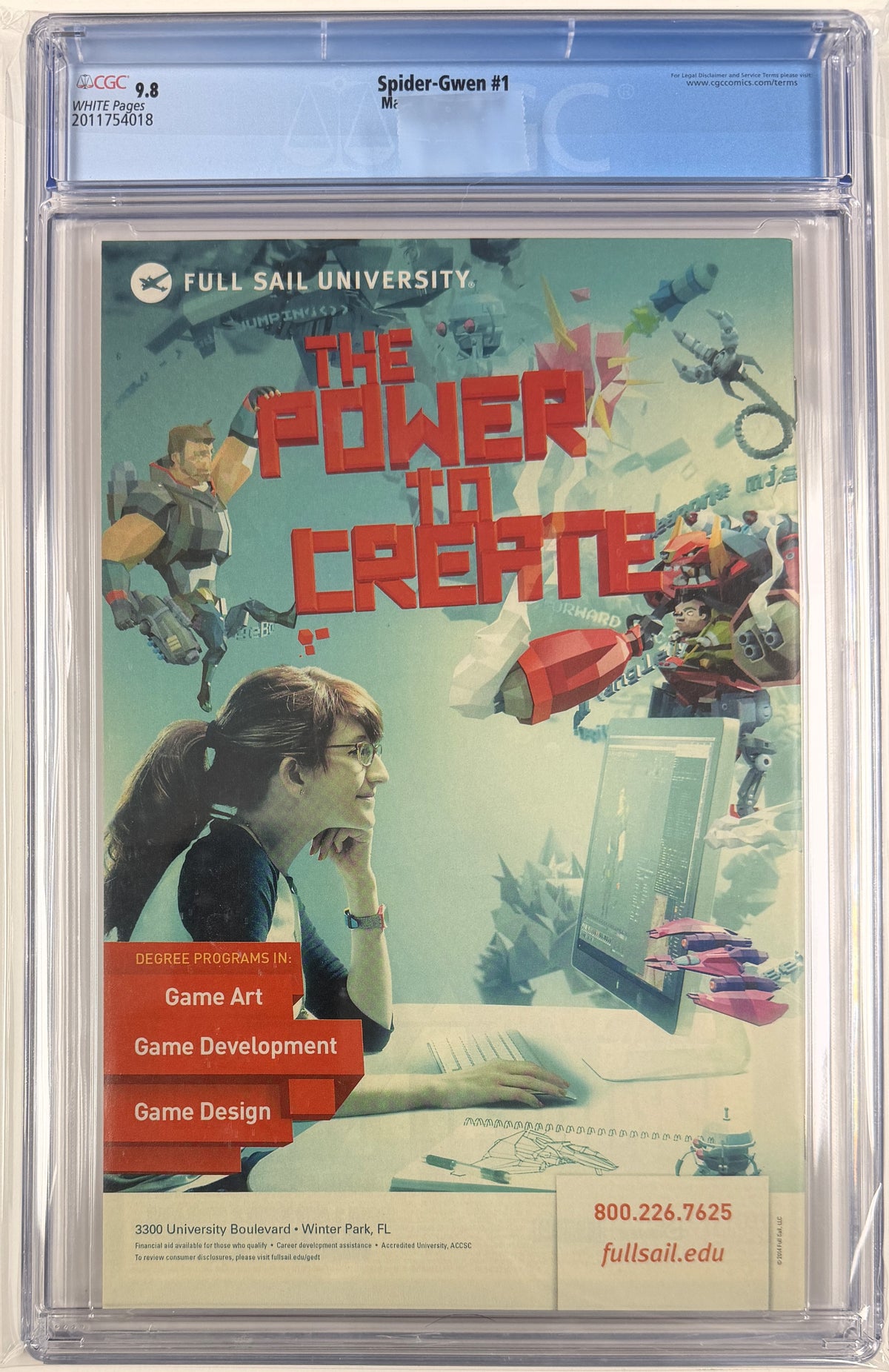 Spider-Gwen Vol.1 #1 CGC 9.8 Skottie Young Variant