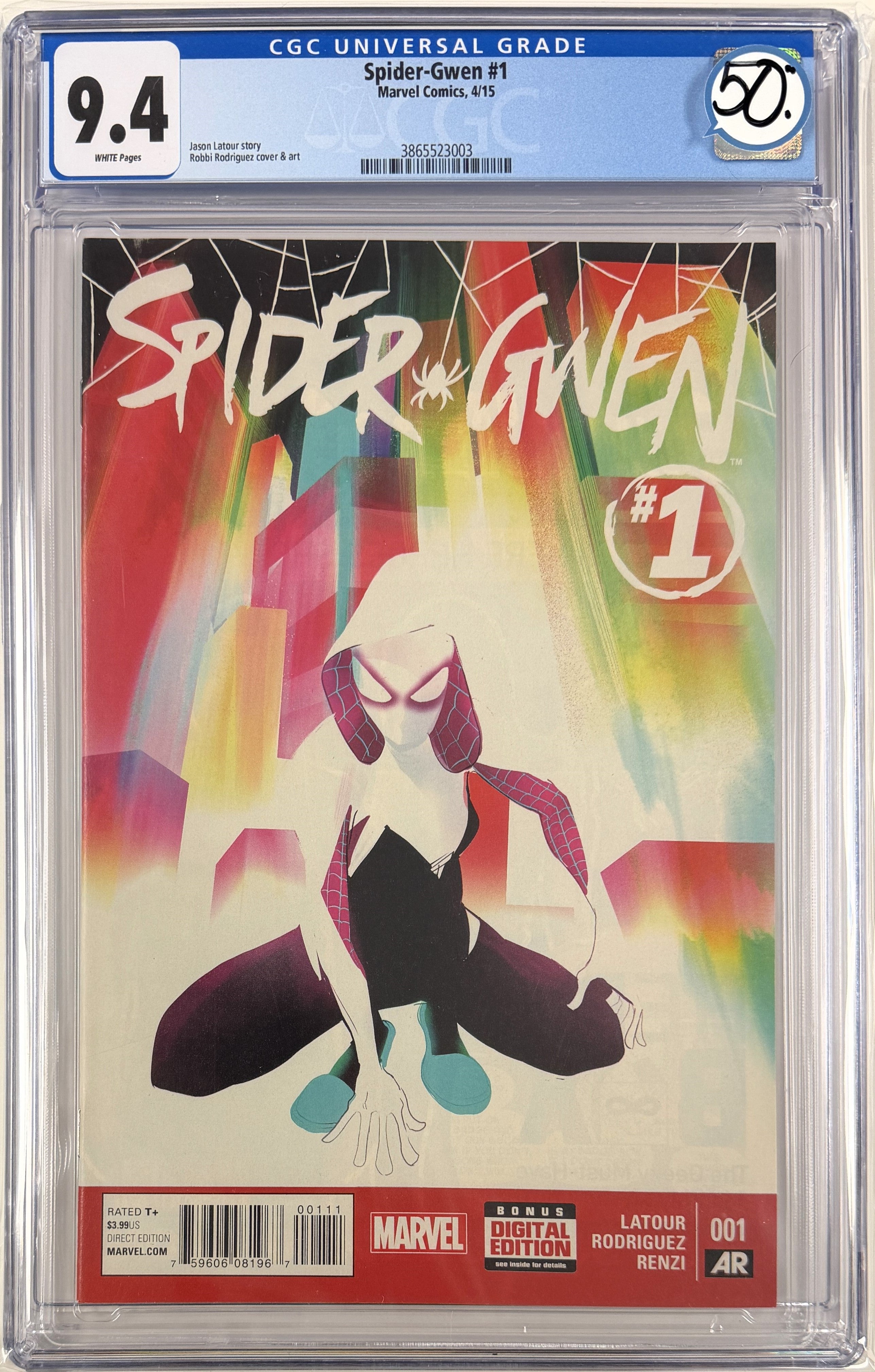 Spider-Gwen Vol.1 #1 CGC 9.4