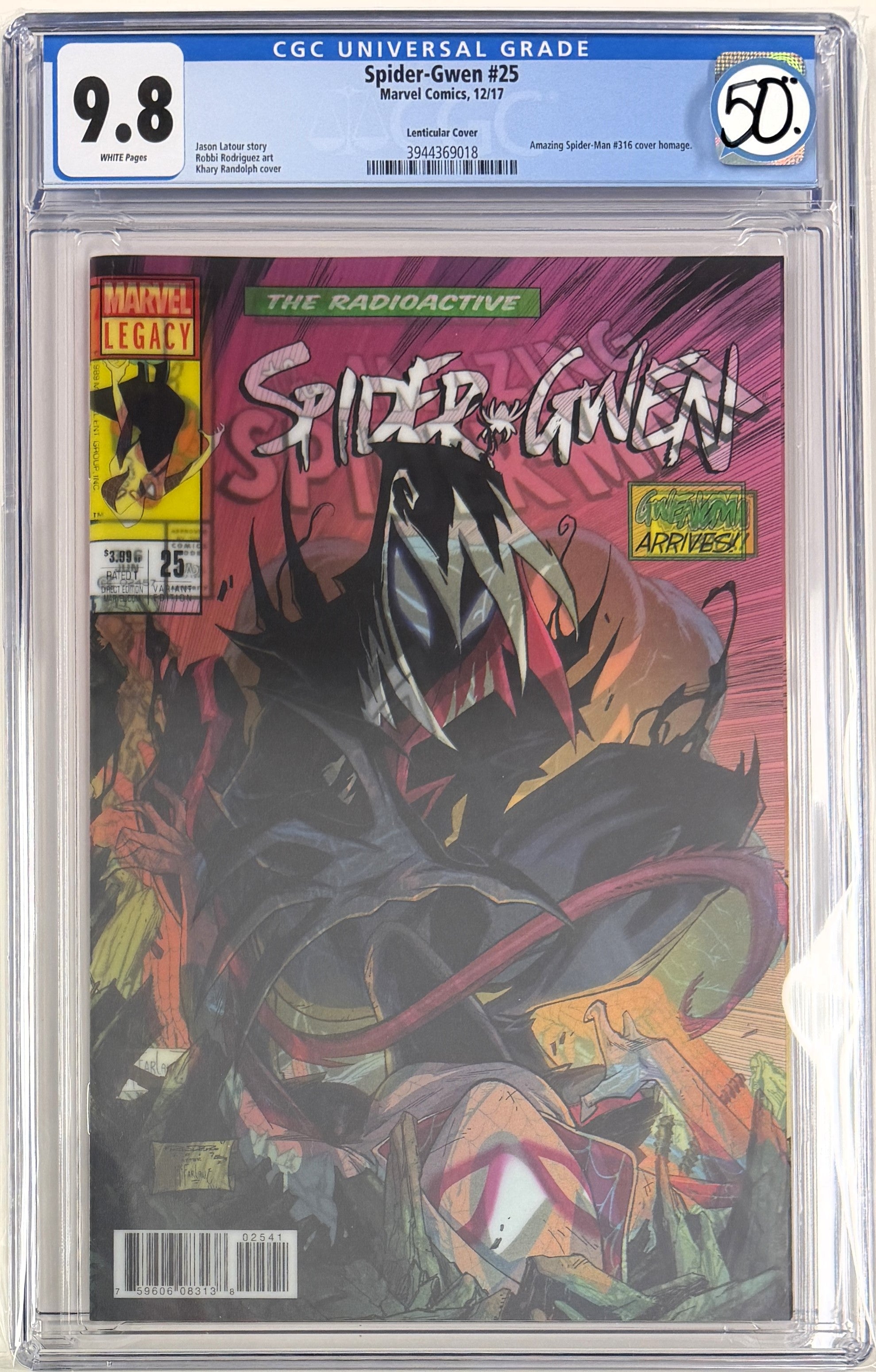 Spider-Gwen Vol.2 #25 CGC 9.8