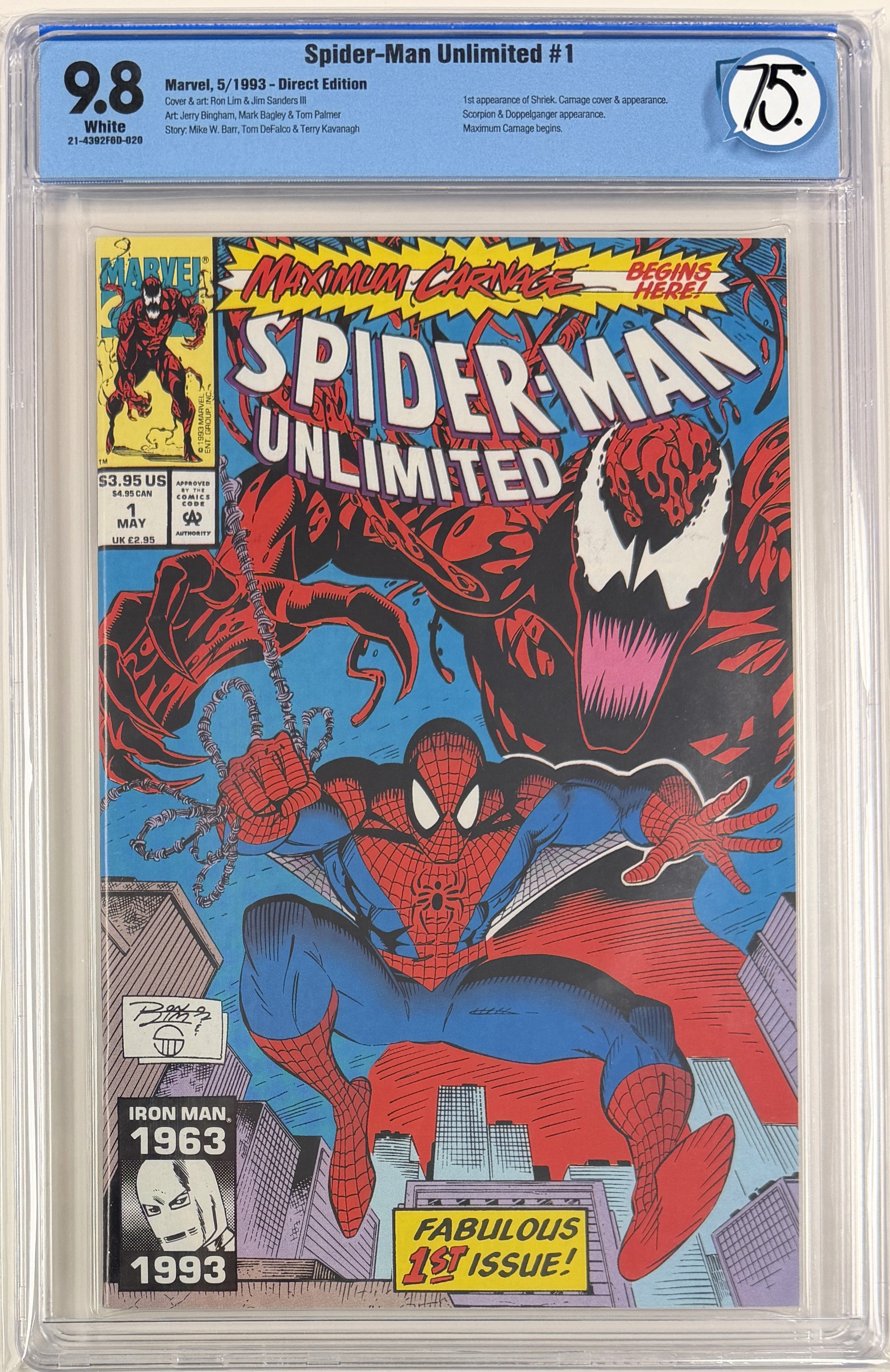 Spider-Man Unlimited Vol.1 #1 CBCS 9.8