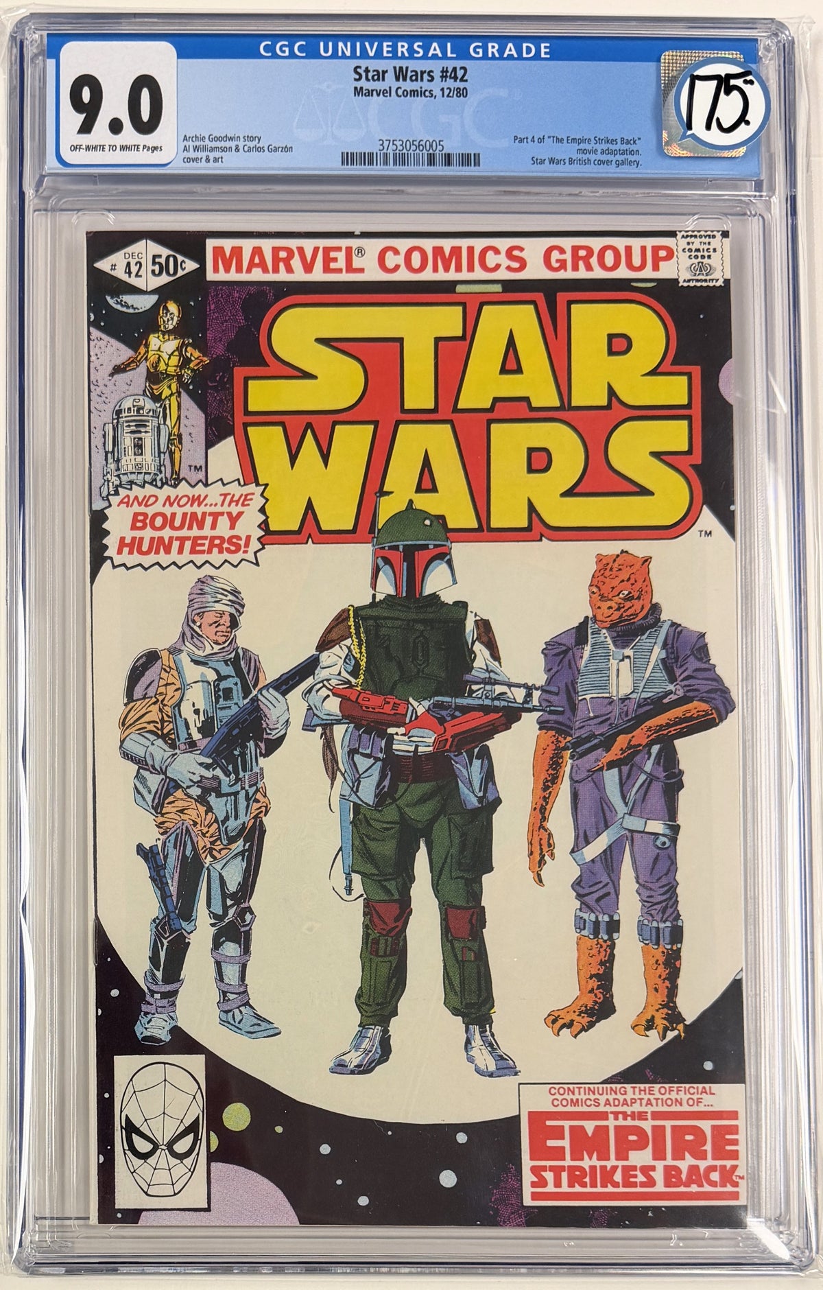 Star Wars (1977) #42 CGC 9.0