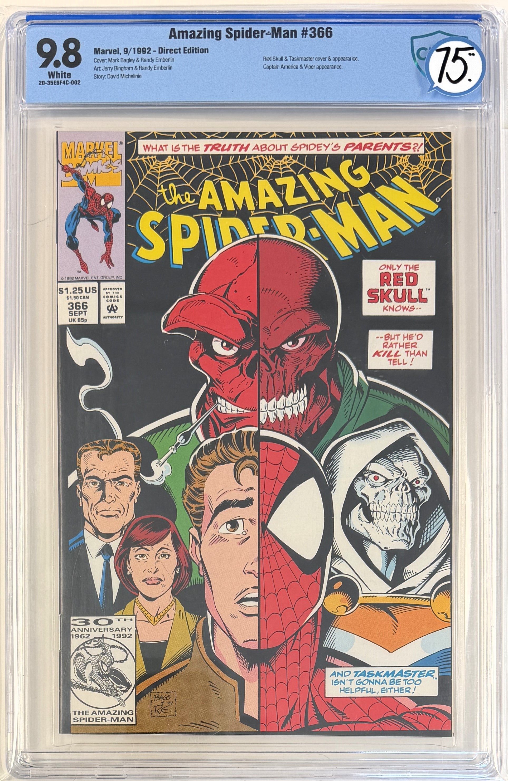 Amazing Spider-Man Vol.1 #366 CBCS 9.8