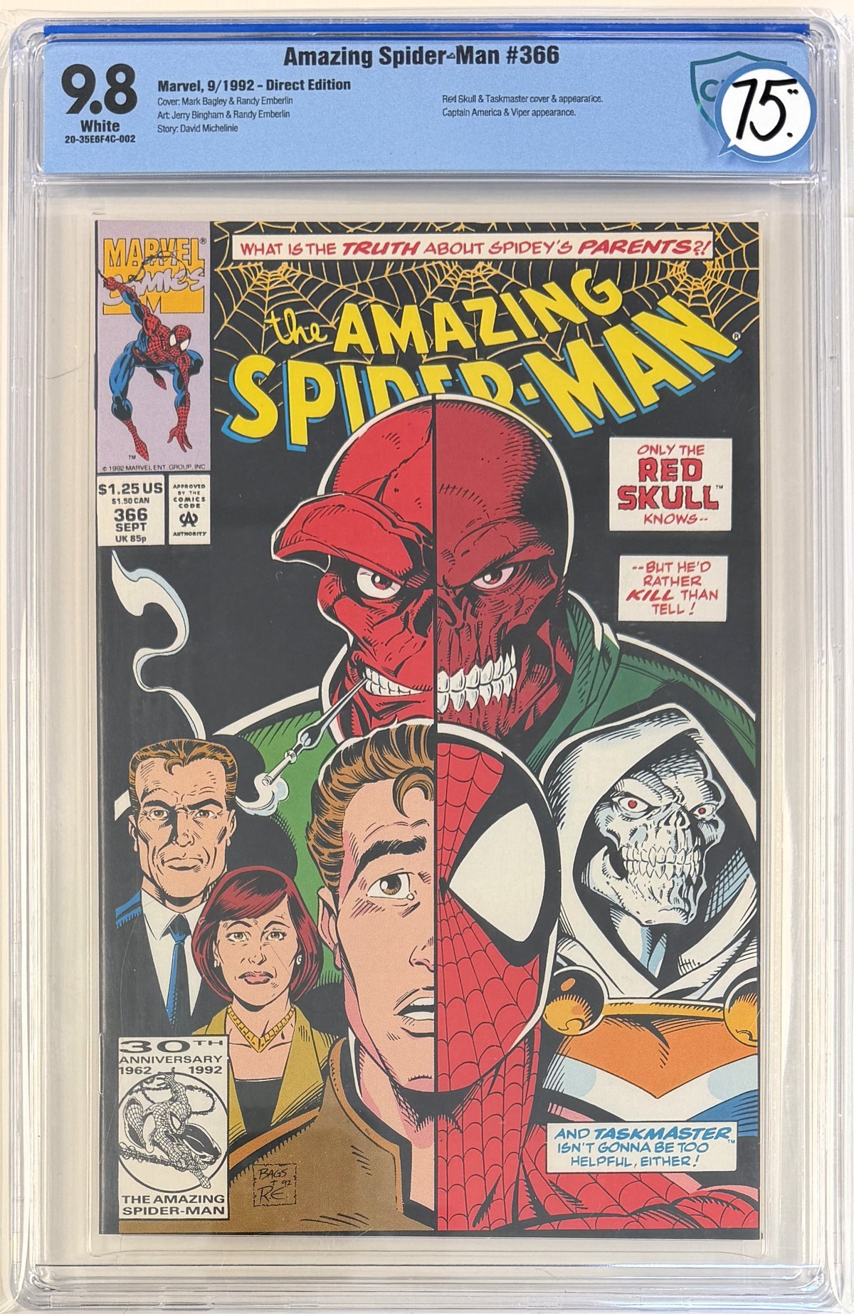 Amazing Spider-Man Vol.1 #366 CBCS 9.8