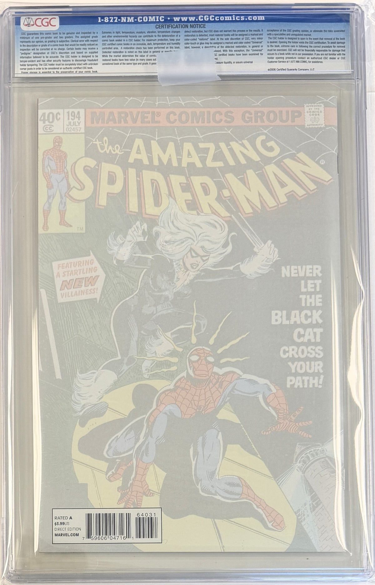 Amazing Spider-Man Vol.2 #640 CGC 9.8