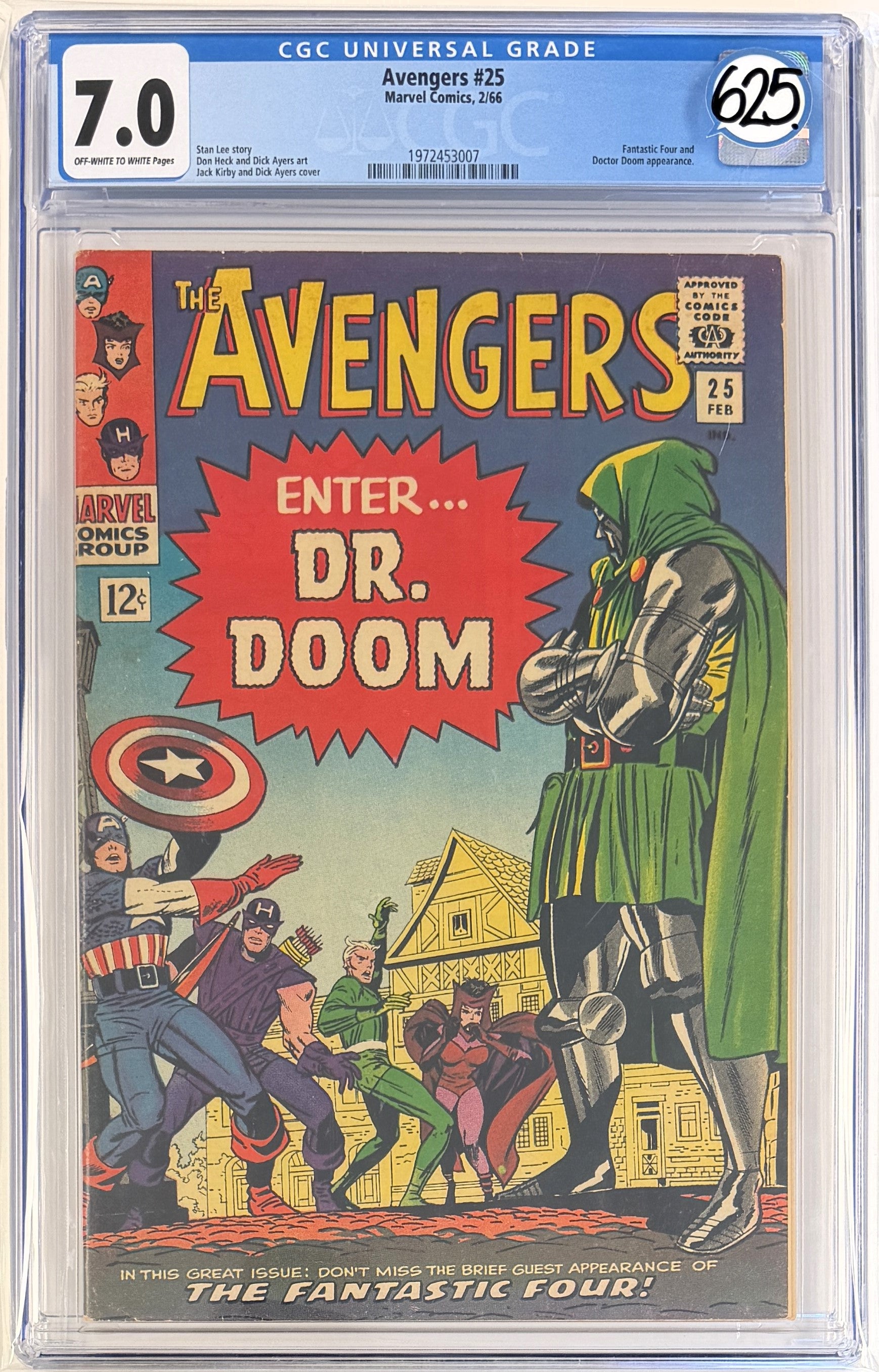 Avengers Vol.1 #25 CGC 7.0