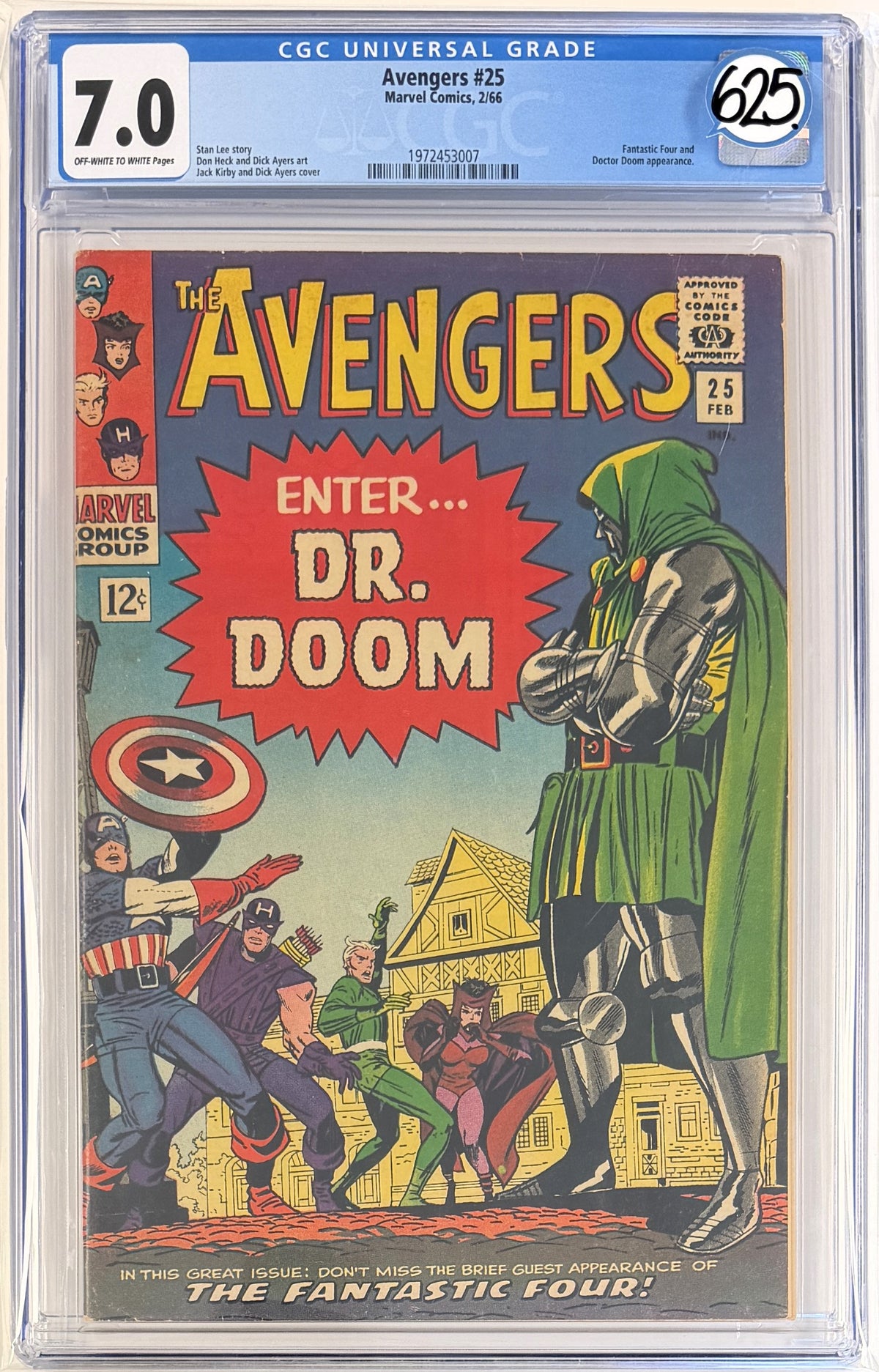 Avengers Vol.1 #25 CGC 7.0