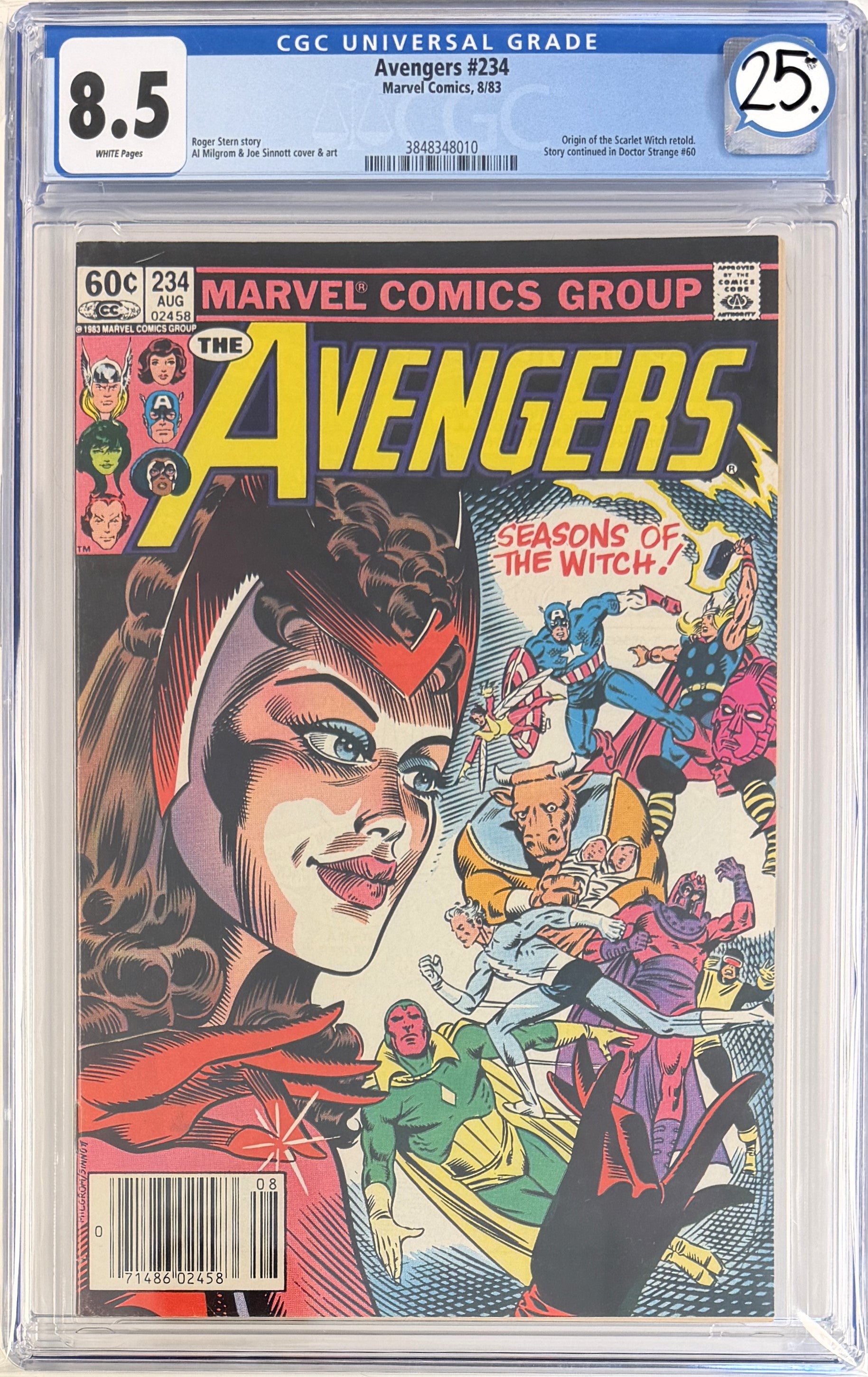 Avengers Vol.1 #234 CGC 8.5