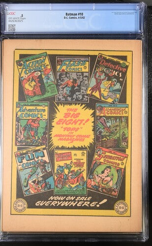 Batman (1940) #10 CGC .5