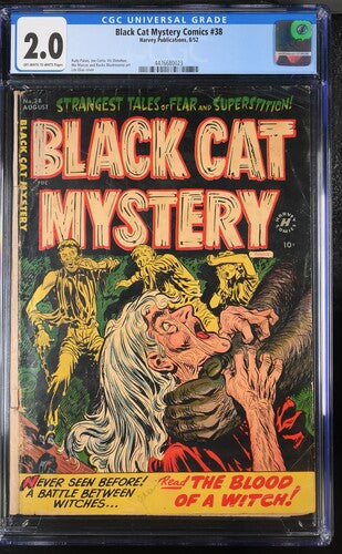 Black Cat Mystery Comics #38 CGC 2.0