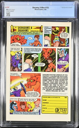 Uncanny X-Men Vol.1 #155 CGC 9.8