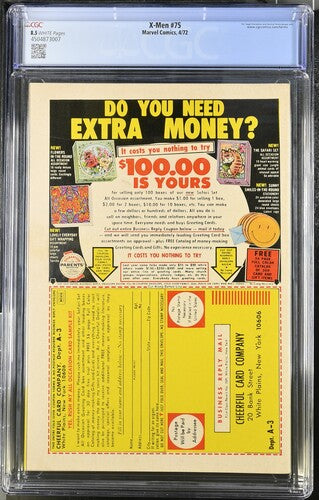 Uncanny X-Men Vol.1 #75 CGC 8.5