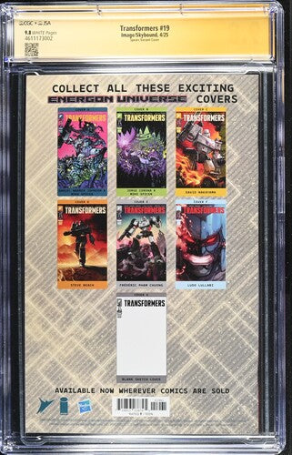 Transformers (2023) #19 Signature Series CGC 9.8