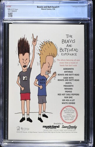 Beavis and Butt-Head (1994) #1 CGC 9.8