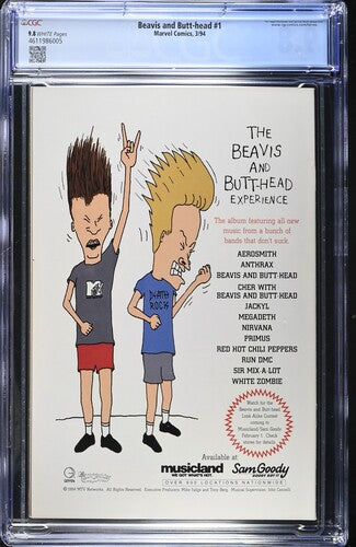 Beavis and Butt-Head (1994) #1 CGC 9.8