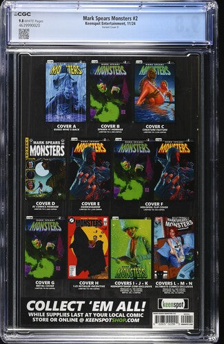 Mark Spears Monsters (2024) #2 CGC 9.8