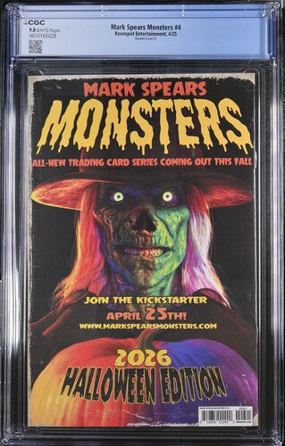 Mark Spears Monsters (2025) #4 CGC 9.8