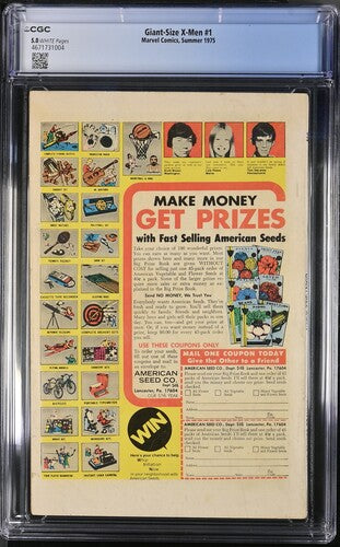 Giant-Size X-Men (1975) #1 CGC 5.0