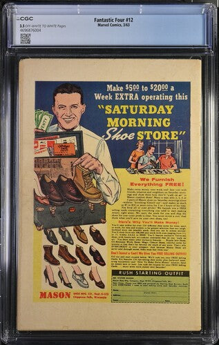 Fantastic Four Vol.1 #12 CGC 3.5