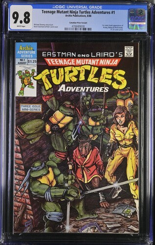Teenage Mutant Ninja Turtles Adventures (1988) #1 CGC 9.8