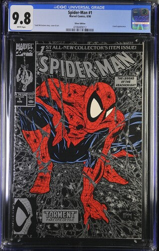 Spider-Man (1990) #1 CGC 9.8 Silver Edition