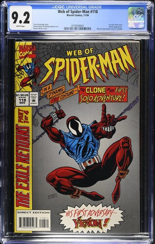 Web of Spider-Man Vol.1 #118 CGC 9.2