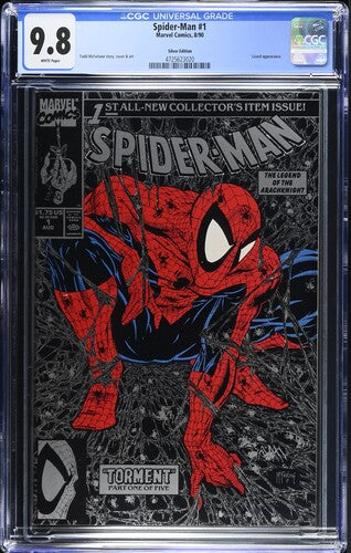 Spider-Man Vol.1 #1 Silver Edition CGC 9.8