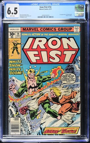 Iron Fist Vol.1 #14 CGC 6.5
