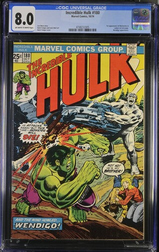 Incredible Hulk Vol.1 #180 CGC 8.0