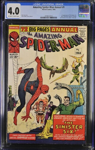 Amazing Spider-Man Vol.1 Annual #1 CGC 4.0