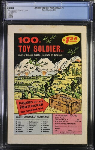 Amazing Spider-Man Vol.1 Annual #1 CGC 4.0