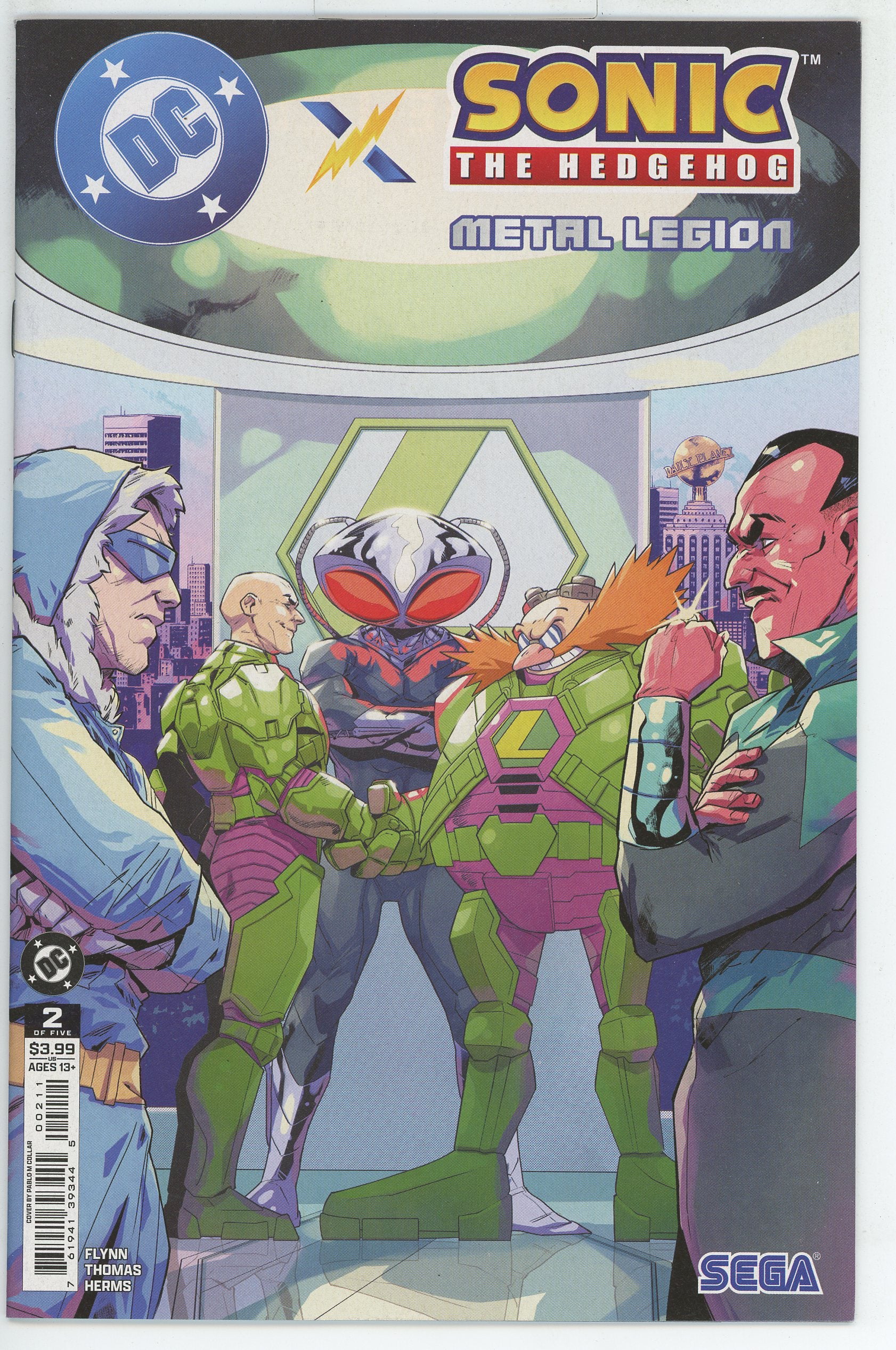 DC X Sonic the Hedgehog the Metal Legion (2026) #2