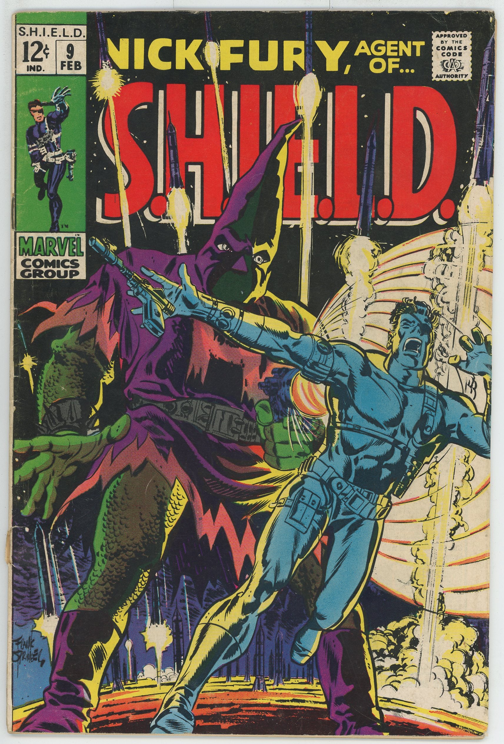 Nick Fury Agent of SHIELD Vol.1 #9