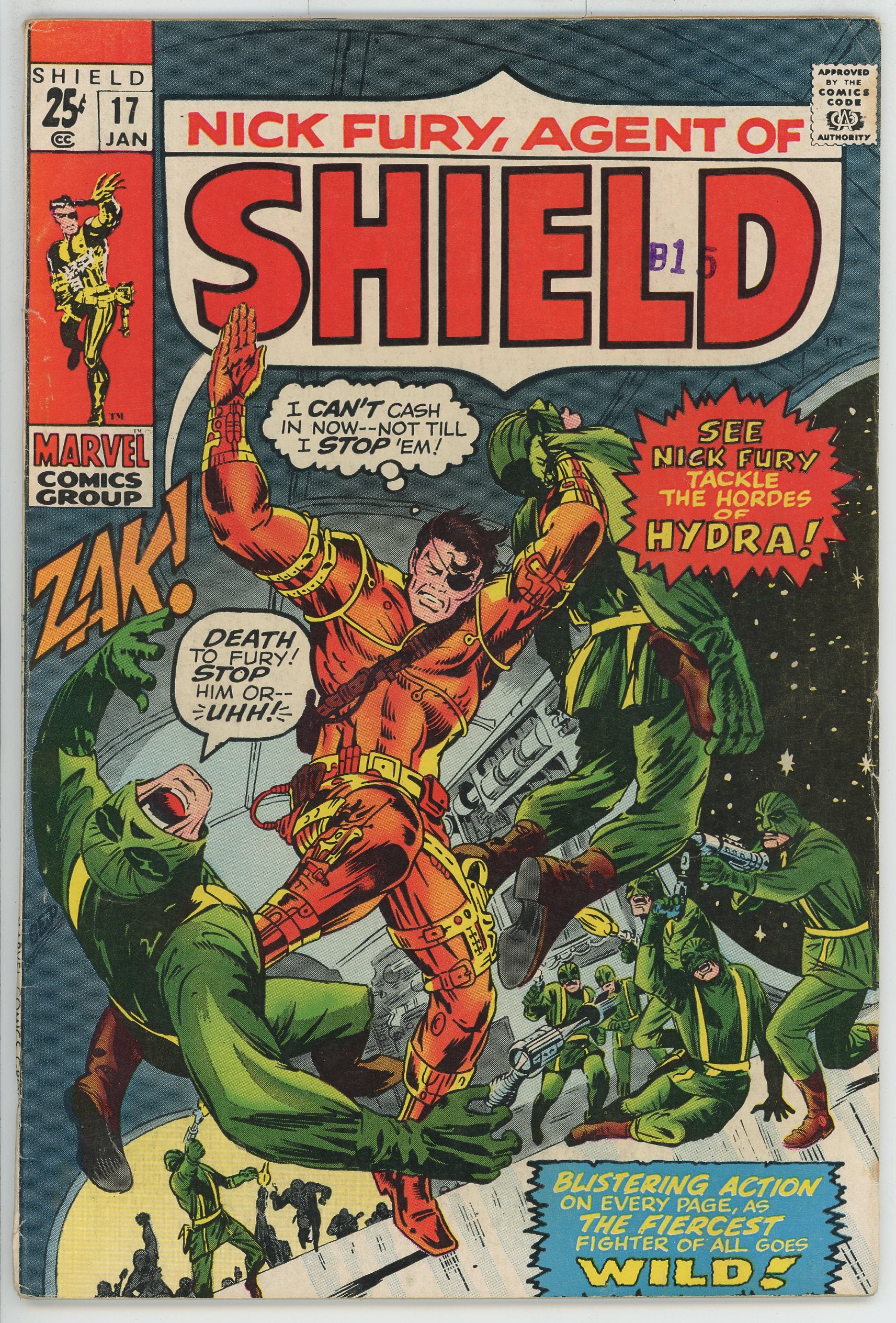 Nick Fury Agent of SHIELD Vol.1 #17