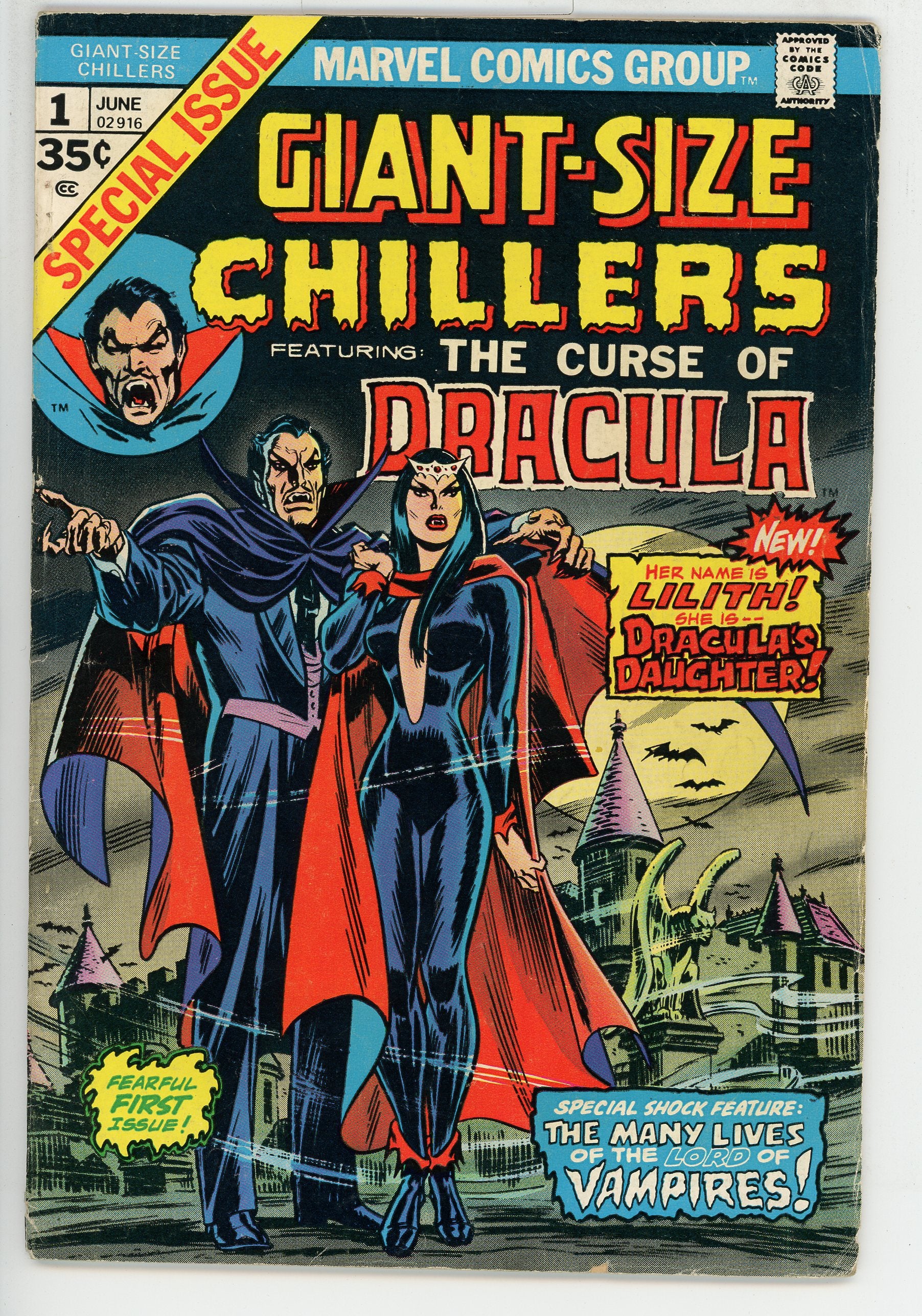 Giant Size Chillers Featuring Dracula (1974) #1