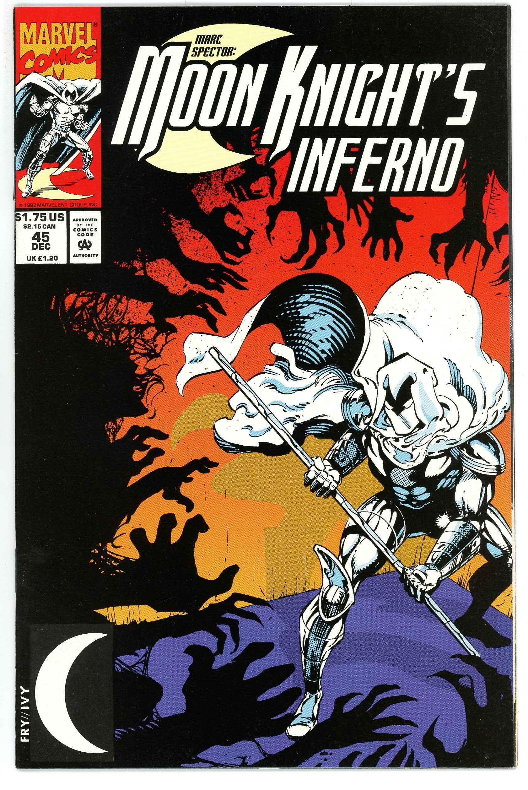 Marc Spector Moon Knight (1989) #45
