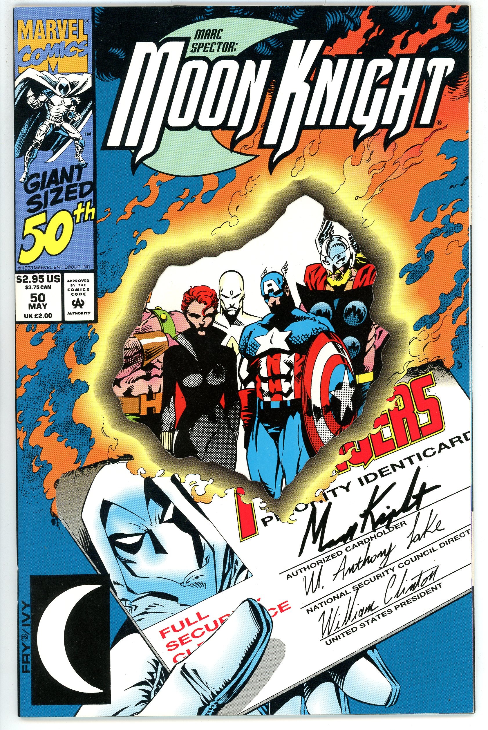 Marc Spector Moon Knight (1989) #50