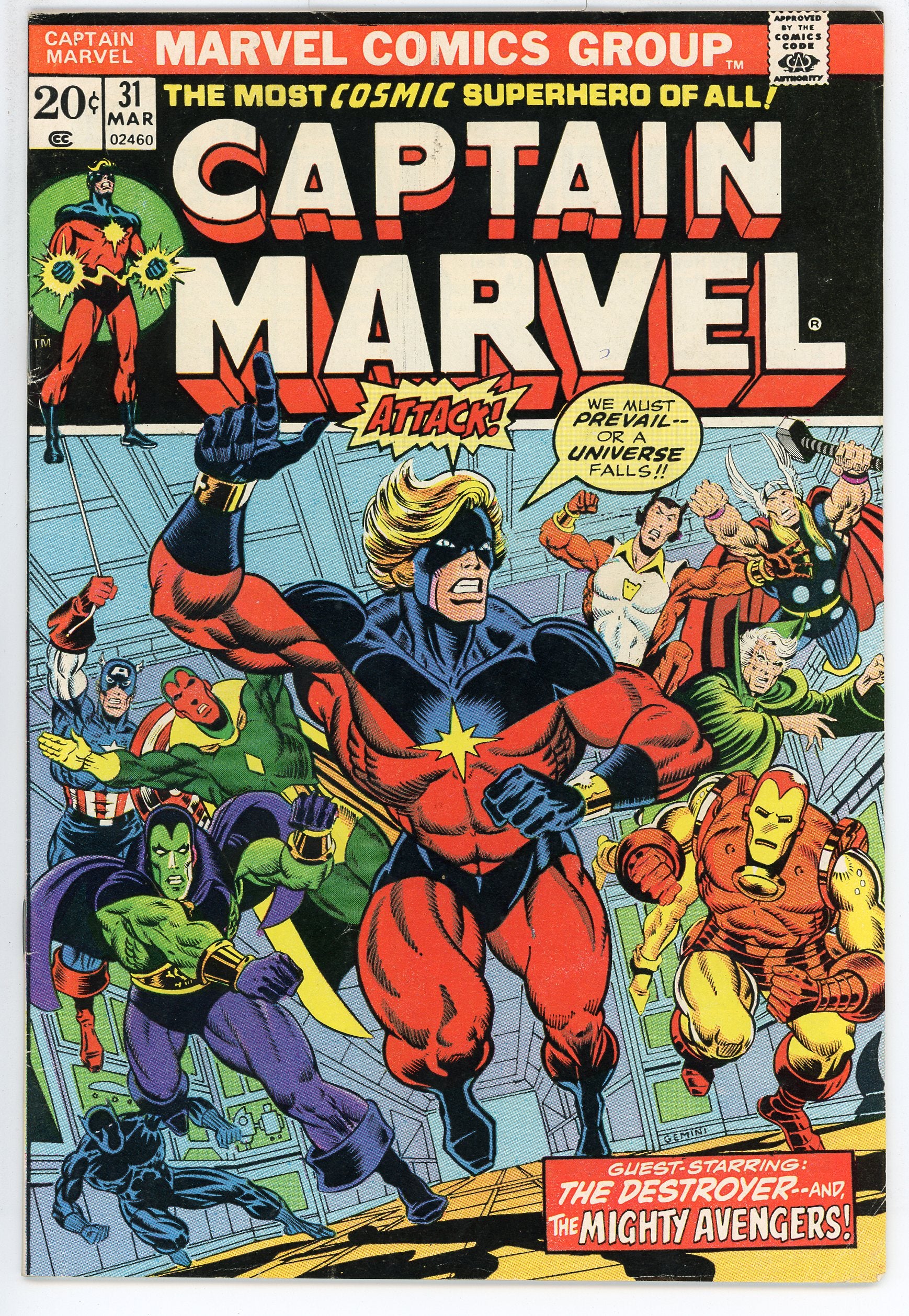 Captain Marvel Vol.1 #31