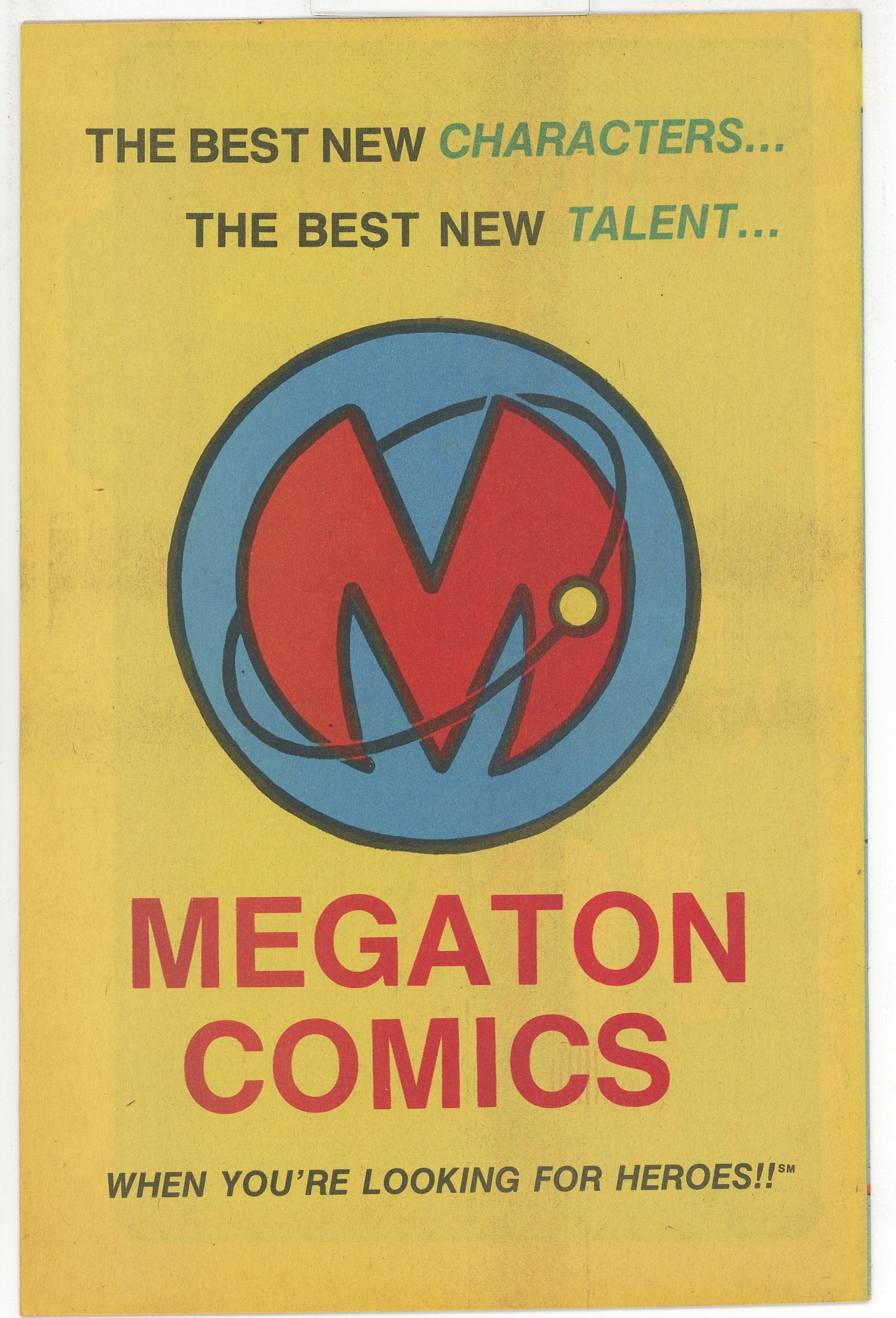 Megaton Comics Explosion (1987 Who's Who) #1