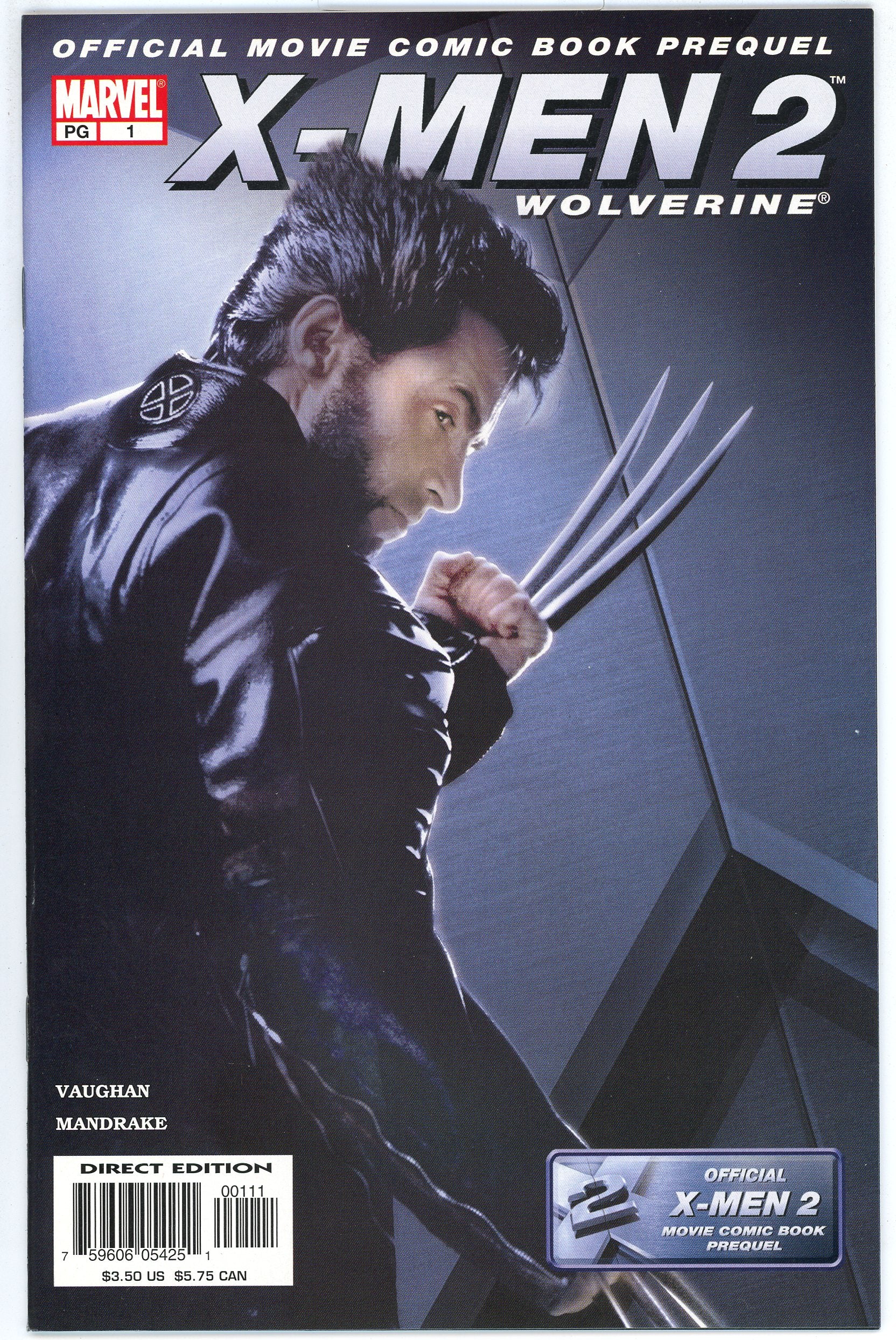 X-Men 2 Movie Prequel Wolverine (2003) #1