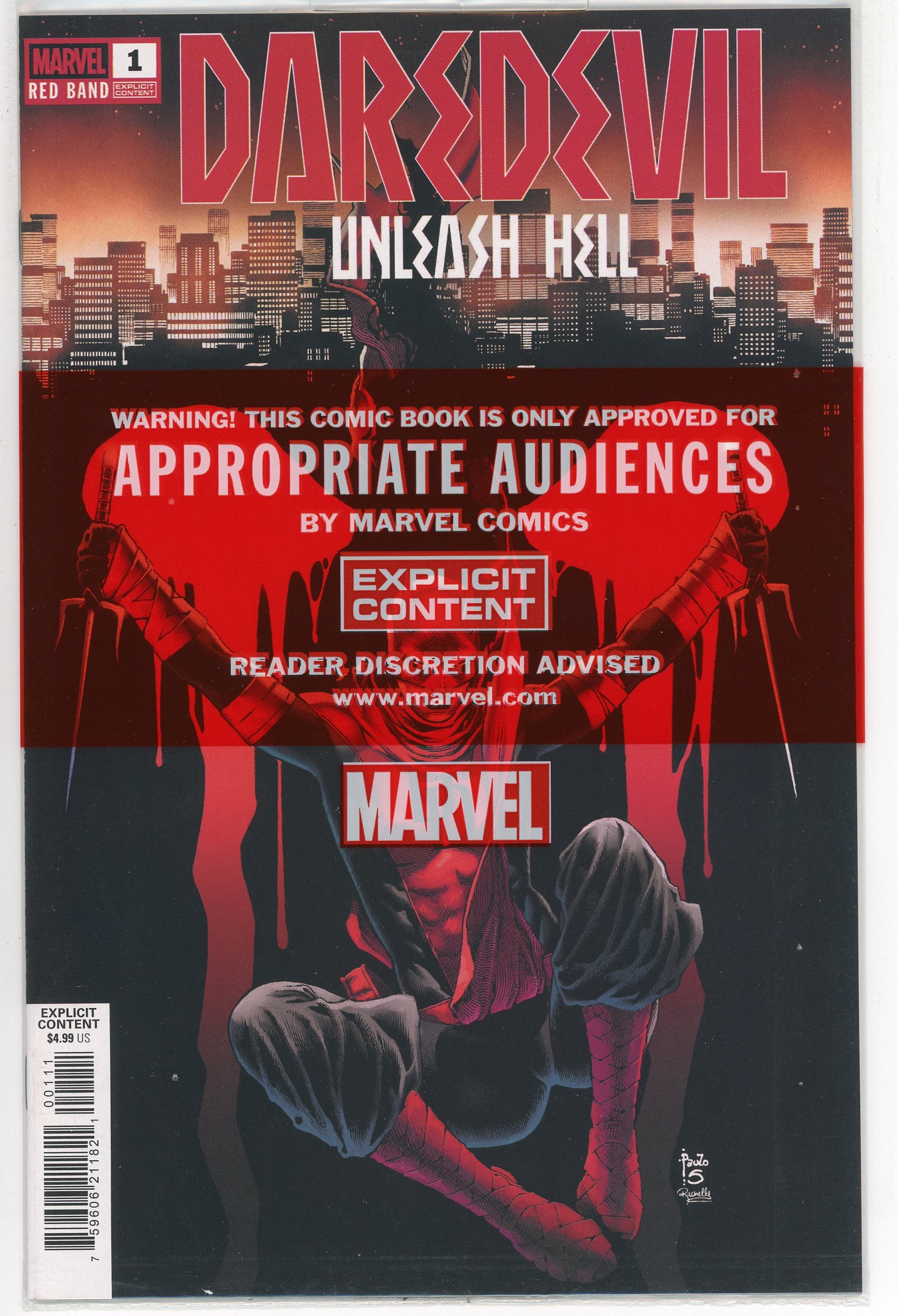 Daredevil Unleash Hell Red Band (2025) #1