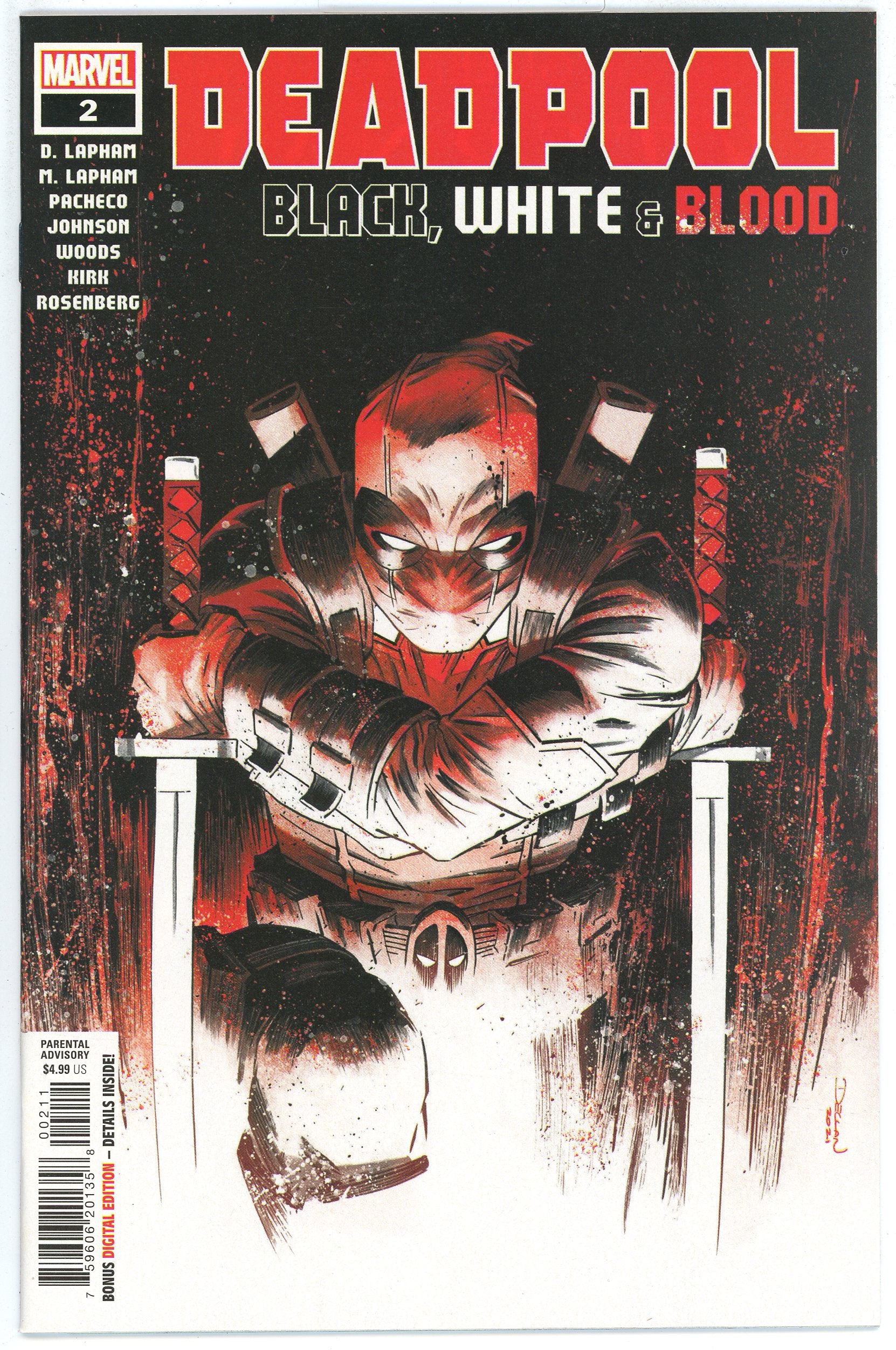 Deadpool Black White and Blood (2021) #2