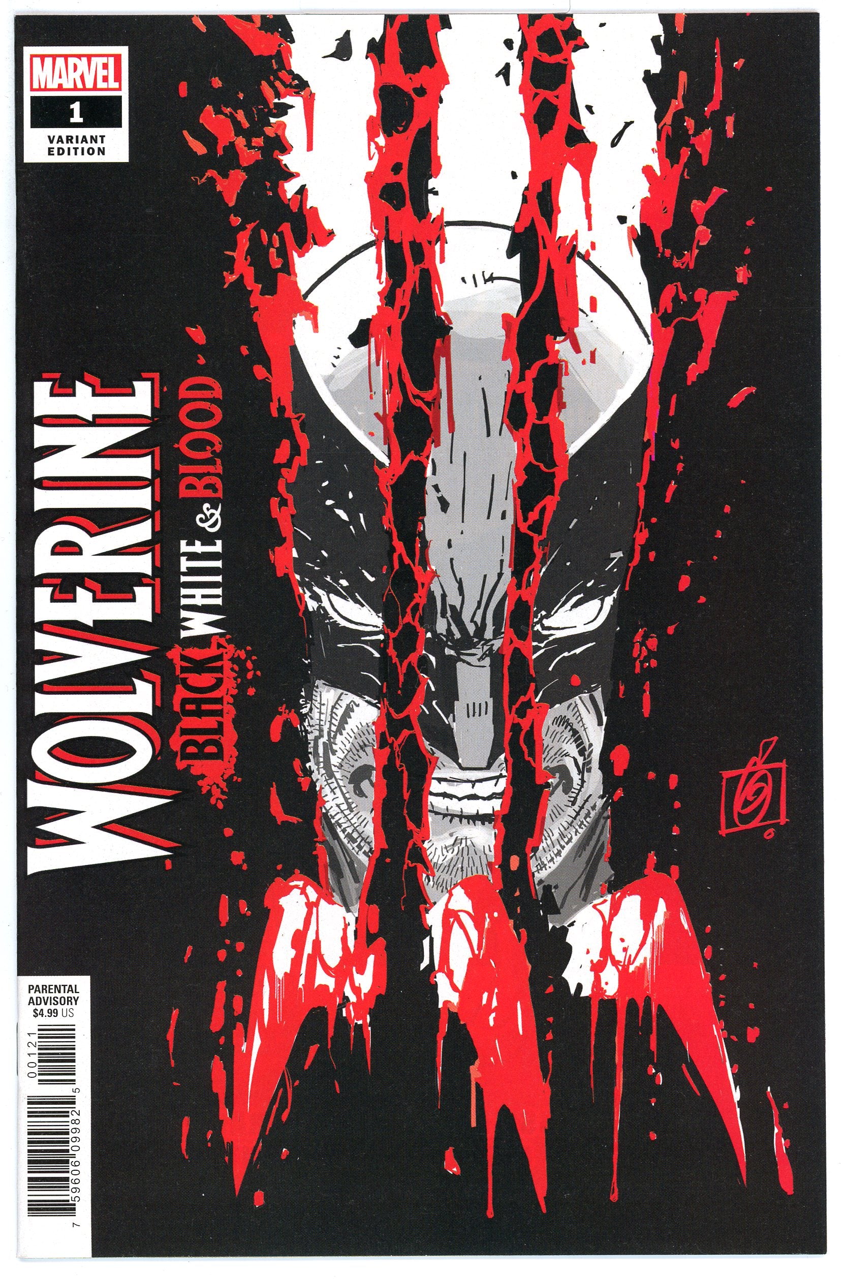 Wolverine Black White and Blood (2020) #1