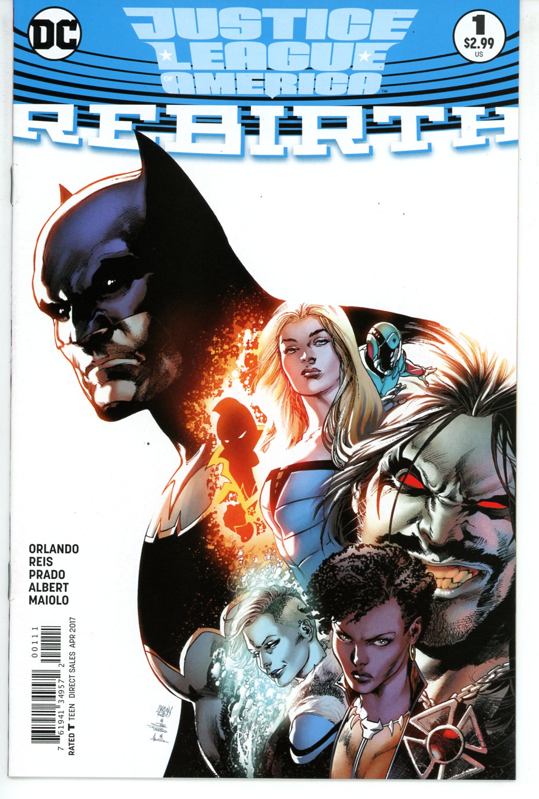 Justice League of America Rebirth (2017) #1